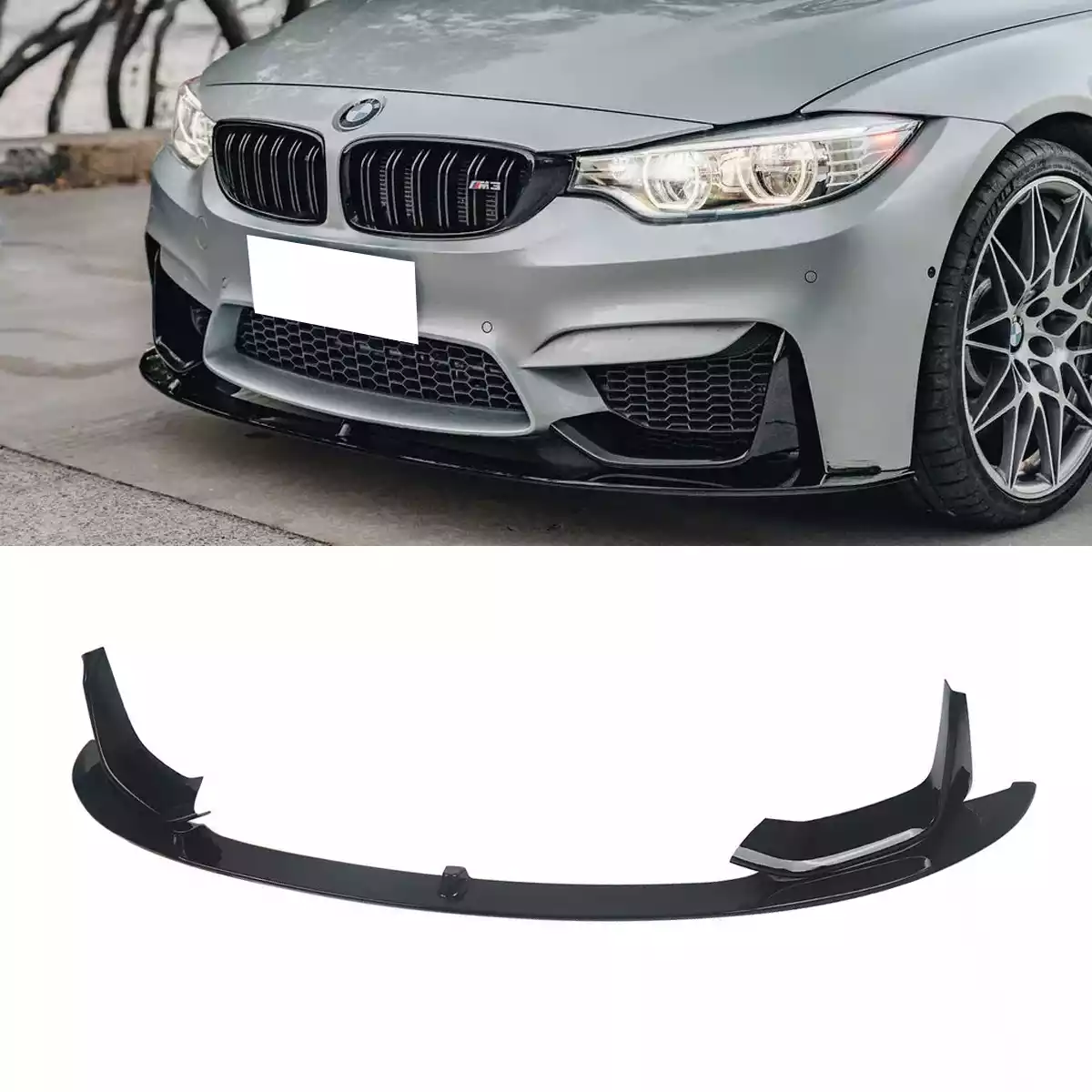 DMB15048-bmw-m3-m4-f80-f82-priekinis-pazeminimas-lipas-juodas-blizgus-1