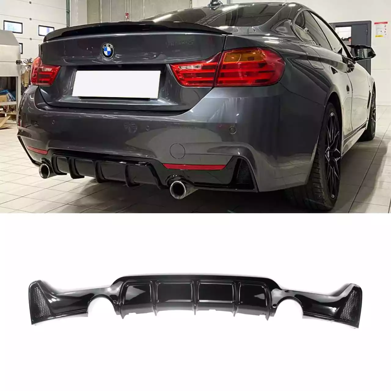 DMB19005-bmw-f32-f33-f36-galinis-difuzorius-dvigubi-ismetimai-1x1-juodi-blizgus-1