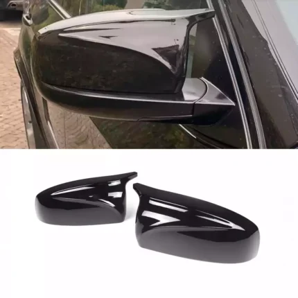 Melnas spīdīgas spoguļu uzlikas BMW E70, E71