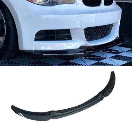 Priekšējā bampera uzlika V2 spīdīgi melns BMW E82, E88